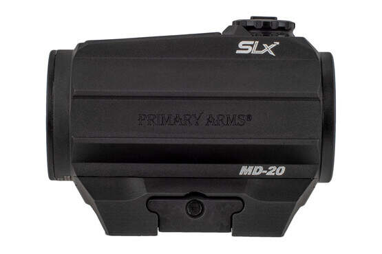 Primary Arms Advanced SLx Push Button Microdot sight featuers a 2 MOA reticle with daylight bright settings
